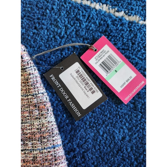 Nwt Vince Camuto Tweed Skirt Size 8 - Picture 4 of 7